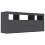 Mueble para TV madera contrachapada gris 120x30x50 cm de , Muebles TV - Ref: Foro24-801816, Precio: 95,26 €, Descuento: %
