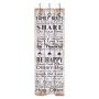 Perchero de pared FAMILY RULES con 6 ganchos 120x40 cm de vidaXL, Percheros para sombreros y abrigos - Ref: Foro24-245854, Pr...