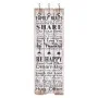 Perchero de pared FAMILY RULES con 6 ganchos 120x40 cm de vidaXL, Percheros para sombreros y abrigos - Ref: Foro24-245854, Pr...