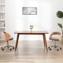 Silla de comedor giratoria de madera curvada y tela gris taupe de , Sillas de comedor - Ref: Foro24-287426, Precio: 136,27 €,...