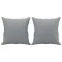 2-seater sofa with light gray fabric cushions 120 cm by , Sofas - Ref: Foro24-3200901, Price: 226,45 €, Discount: %