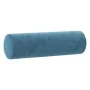 Sofá de 2 plazas con cojines terciopelo azul 140 cm de , Sofás - Ref: Foro24-3200890, Precio: 266,59 €, Descuento: %