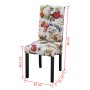 Sillas de comedor 6 unidades tela multicolor de , Sillas de comedor - Ref: Foro24-272505, Precio: 473,11 €, Descuento: %