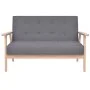 Juego de sofás de tela de 3 piezas color gris oscuro de , Sofás - Ref: Foro24-274926, Precio: 681,15 €, Descuento: %