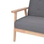 Juego de sofás de tela de 3 piezas color gris oscuro de , Sofás - Ref: Foro24-274926, Precio: 681,15 €, Descuento: %