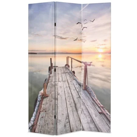 Biombo divisor plegable 120x170 cm lago de vidaXL, Divisores de ambientes - Ref: Foro24-245881, Precio: 83,62 €, Descuento: %