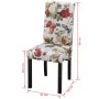 Sillas de comedor 4 unidades tela multicolor de , Sillas de comedor - Ref: Foro24-242399, Precio: 303,83 €, Descuento: %