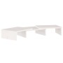 Soporte de monitor madera maciza de pino blanco 60x24x10,5 cm de , Muebles TV - Ref: Foro24-813935, Precio: 21,78 €, Descuent...