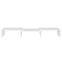 Soporte de monitor madera maciza de pino blanco 60x24x10,5 cm de , Muebles TV - Ref: Foro24-813935, Precio: 21,78 €, Descuent...