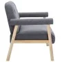 Sofá de 2 plazas tela gris oscura de , Sofás - Ref: Foro24-246646, Precio: 202,90 €, Descuento: %