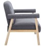 Sofá de 2 plazas tela gris oscura de , Sofás - Ref: Foro24-246646, Precio: 208,53 €, Descuento: %