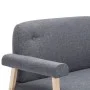 Sofá de 2 plazas tela gris oscura de , Sofás - Ref: Foro24-246646, Precio: 202,90 €, Descuento: %