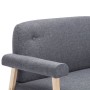 Sofá de 2 plazas tela gris oscura de , Sofás - Ref: Foro24-246646, Precio: 208,53 €, Descuento: %