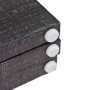 Biombo divisor plegable 160x170 cm plumas blanco y negro de vidaXL, Divisores de ambientes - Ref: Foro24-245890, Precio: 113,...
