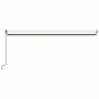 Toldo retráctil manual color crema 500x350 cm de , Toldos - Ref: Foro24-3069222, Precio: 490,13 €, Descuento: %