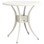 Mesa y sillas de bistró 5 piezas aluminio fundido blanco de , Conjuntos de jardín - Ref: Foro24-3070609, Precio: 659,75 €, De...