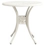 Mesa y sillas de bistró 5 piezas aluminio fundido blanco de , Conjuntos de jardín - Ref: Foro24-3070609, Precio: 659,75 €, De...