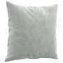 Sofá de 3 plazas con cojines terciopelo gris claro 180 cm de , Sofás - Ref: Foro24-3200955, Precio: 298,22 €, Descuento: %