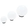 LED ball lamp set 3 spherical pcs 20/30/40 cm PMMA by vidaXL, Outdoor lighting - Ref: Foro24-50659, Price: 109,09 €, Discount: %