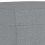Sofá de 3 plazas con taburete de tela gris claro 180 cm de , Sofás - Ref: Foro24-3201151, Precio: 331,27 €, Descuento: %