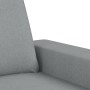 Sofá de 3 plazas con taburete de tela gris claro 180 cm de , Sofás - Ref: Foro24-3201151, Precio: 331,27 €, Descuento: %