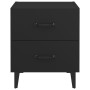 Mesita de noche negra 40x35x47,5 cm de vidaXL, Mesitas de noche - Ref: Foro24-811990, Precio: 51,35 €, Descuento: %