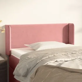Cabecero de terciopelo rosa 93x16x78/88 cm de , Cabeceros y pies de cama - Ref: Foro24-3118669, Precio: 49,46 €, Descuento: %