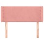 Cabecero de terciopelo rosa 93x16x78/88 cm de , Cabeceros y pies de cama - Ref: Foro24-3118669, Precio: 53,88 €, Descuento: %