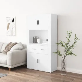 Tall white plywood sideboard by , Sideboards - Ref: Foro24-3185367, Price: 165,67 €, Discount: %