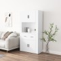 Aparador alto madera contrachapada blanco de , Aparadores - Ref: Foro24-3185367, Precio: 162,82 €, Descuento: %