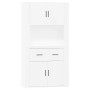 Aparador alto madera contrachapada blanco de , Aparadores - Ref: Foro24-3185367, Precio: 162,82 €, Descuento: %