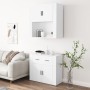 Aparador alto madera contrachapada blanco de , Aparadores - Ref: Foro24-3185367, Precio: 162,82 €, Descuento: %