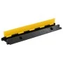 Rampas protectoras de cables 2 uds 1 canal goma 100 cm de vidaXL, Señales de carretera y tráfico - Ref: Foro24-142833, Precio...