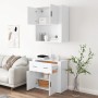 Aparador alto madera contrachapada blanco de , Aparadores - Ref: Foro24-3185367, Precio: 162,82 €, Descuento: %