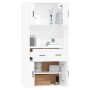 Aparador alto madera contrachapada blanco de , Aparadores - Ref: Foro24-3185367, Precio: 162,82 €, Descuento: %