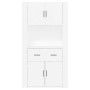 Aparador alto madera contrachapada blanco de , Aparadores - Ref: Foro24-3185367, Precio: 162,82 €, Descuento: %