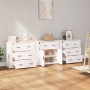 Aparadores 3 piezas madera contrachapada blanco de , Aparadores - Ref: Foro24-3185423, Precio: 278,54 €, Descuento: %