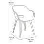 Keter Sillas de jardín Akola 2 unidades blanco de , Sillas de jardín - Ref: Foro24-422806, Precio: 116,26 €, Descuento: %