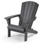Keter Silla Adirondack Troy color grafito de , Sillas de jardín - Ref: Foro24-428406, Precio: 154,82 €, Descuento: %