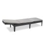 Keter Tumbona con cojín Jaipur grafito de , Tumbonas - Ref: Foro24-432693, Precio: 123,06 €, Descuento: %