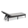 Keter Lounger with cushion Jaipur graphite by , Loungers - Ref: Foro24-432693, Price: 121,61 €, Discount: %