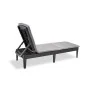 Keter Lounger with cushion Jaipur graphite by , Loungers - Ref: Foro24-432693, Price: 121,61 €, Discount: %