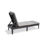 Keter Tumbona con cojín Jaipur grafito de , Tumbonas - Ref: Foro24-432693, Precio: 123,06 €, Descuento: %