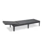 Keter Tumbona con cojín Jaipur grafito de , Tumbonas - Ref: Foro24-432693, Precio: 121,61 €, Descuento: %