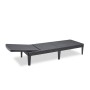 Keter Tumbona con cojín Jaipur grafito de , Tumbonas - Ref: Foro24-432693, Precio: 123,06 €, Descuento: %
