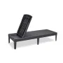 Keter Lounger with cushion Jaipur graphite by , Loungers - Ref: Foro24-432693, Price: 121,61 €, Discount: %