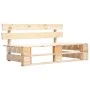 Banco de palés para jardín madera de , Bancos de jardín - Ref: Foro24-45768, Precio: 76,79 €, Descuento: %
