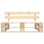 Banco de palés para jardín madera de , Bancos de jardín - Ref: Foro24-45768, Precio: 94,21 €, Descuento: %