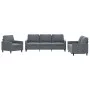 Juego de sofás con cojines 3 piezas terciopelo gris oscuro de , Sofás - Ref: Foro24-3201477, Precio: 635,55 €, Descuento: %