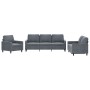 Juego de sofás con cojines 3 piezas terciopelo gris oscuro de , Sofás - Ref: Foro24-3201477, Precio: 598,99 €, Descuento: %